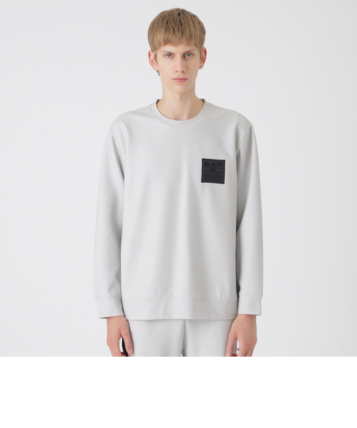 【BLACK lab.】ダウンファブリックロゴスウェットシャツ