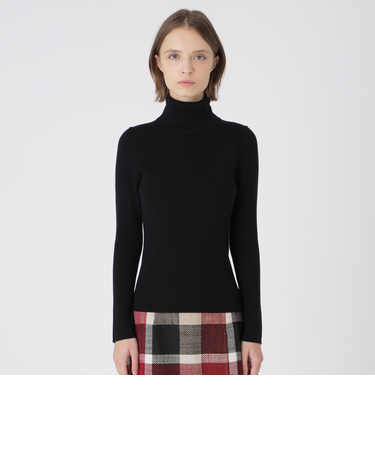 【ウォッシャブル】ウォッシャブルウールタートルネックプルオーバー