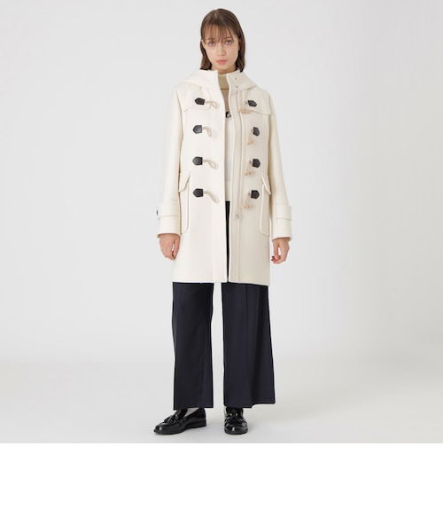 ツイルメルトンダッフルコート｜ブルーレーベルブラックレーベル