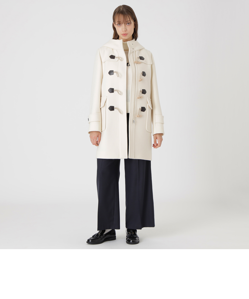 ツイルメルトンダッフルコート