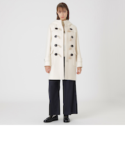 ツイルメルトンダッフルコート