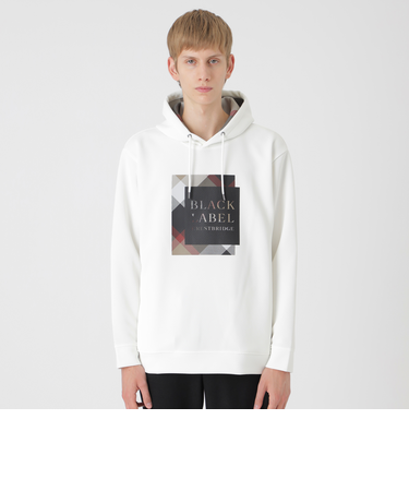 クレストブリッジチェックボックスグラフィックフーディー