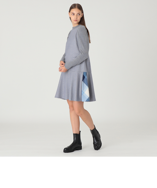 ツイードドッキングドレス