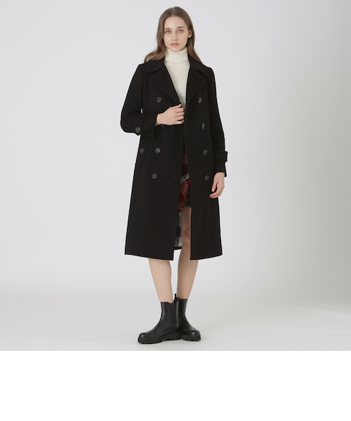 取扱店舗限定】カシミヤトレンチコート｜ブルーレーベルブラック