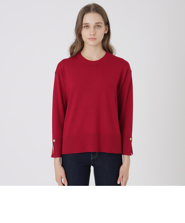 【ウォッシャブル】ウォッシャブルウールオーバーニットプルオーバー