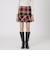 【取扱店舗限定】クレストブリッジチェックロービングツイードミニスカート