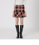 【取扱店舗限定】クレストブリッジチェックロービングツイードミニスカート