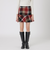 【取扱店舗限定】クレストブリッジチェックロービングツイードミニスカート