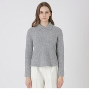 ラメスパンコールニット