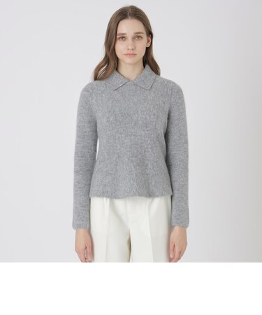 ラメスパンコールニット