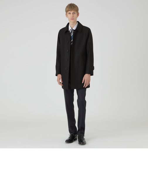 ライトウェイトメルトンステンカラーコート