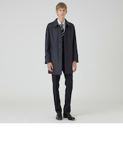 ライトウェイトメルトンステンカラーコート