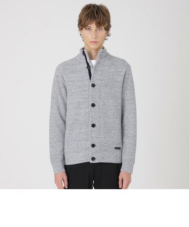 ハイネックカーディガン