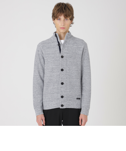 ハイネックカーディガン