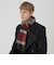 【10th ANNIVERSARY】クレストブリッジチェックロゴジャカードカシミヤマフラー