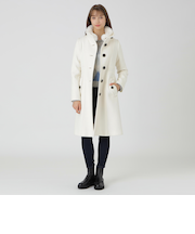 ファインダブルビーバースタンドカラーコート