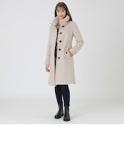 ファインダブルビーバースタンドカラーコート