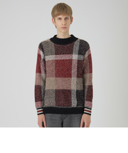 【10th ANNIVERSARY】プレミアムクレストブリッジチェックニット