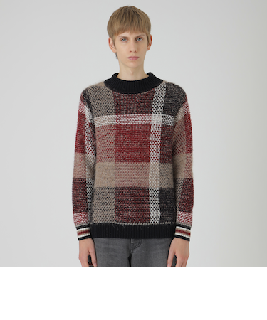 【10th ANNIVERSARY】プレミアムクレストブリッジチェックニット