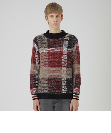 【10th ANNIVERSARY】プレミアムクレストブリッジチェックニット