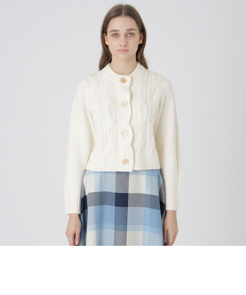 【限定カラーあり】ヘアリーアルパカウールカーディガン