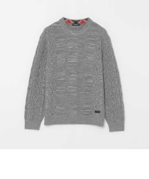 カシミヤミックスアランニット