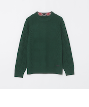 カシミヤミックスアランニット