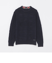 カシミヤミックスアランニット