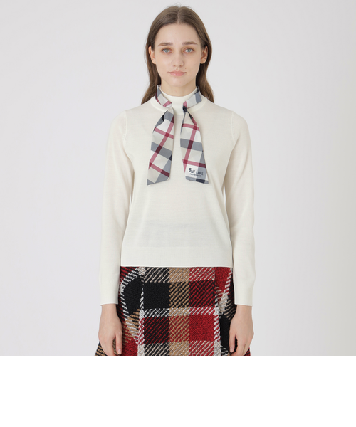 【新品・即日配送】ブルーレーベルウールアクリル ブレンドスカーフニット 38 新品・即日配送】ブルーレーベルウールアクリル ブレンドスカーフ