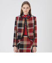 【10th ANNIVERSARY】クレストブリッジチェックロービングツィードジャケット