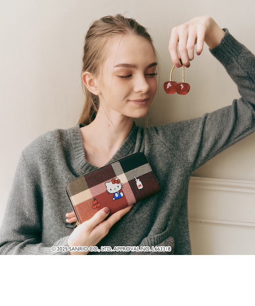 【ハローキティコラボ】PVC長財布