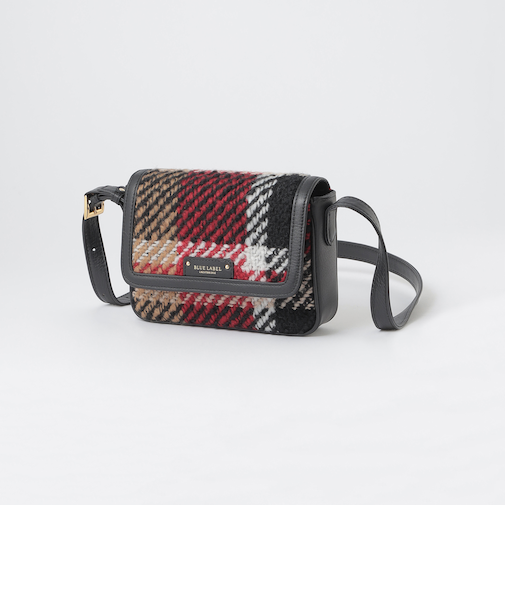 クレストブリッジチェックツイードショルダーバッグ