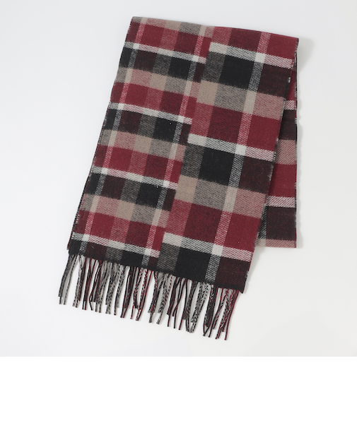 【一部店舗限定】クレイジーパターンクレストブリッジチェックマフラー