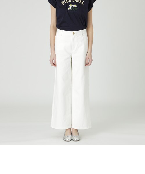 一部店舗限定】ストレッチデニムワイドパンツ｜ブルーレーベルブラック