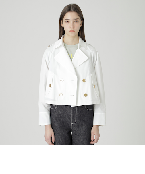 【一部店舗限定】エンザイムシャンブレーショートコート