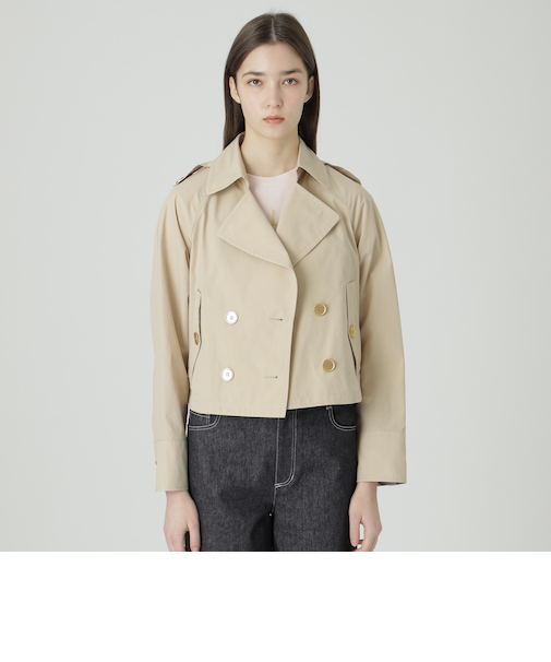 【一部店舗限定】エンザイムシャンブレーショートコート