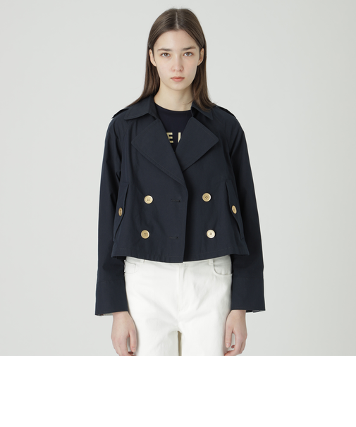 【一部店舗限定】エンザイムシャンブレーショートコート