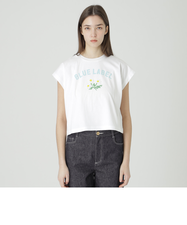 【一部店舗限定】フラワービーズ刺しゅうフレンチカットソー