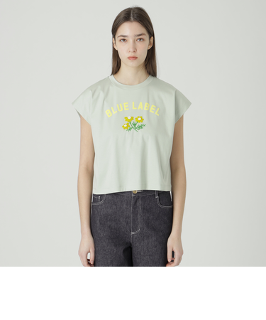 【一部店舗限定】フラワービーズ刺しゅうフレンチカットソー