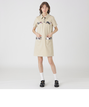 【店舗限定】スラブシャンブレーデニムワンピース