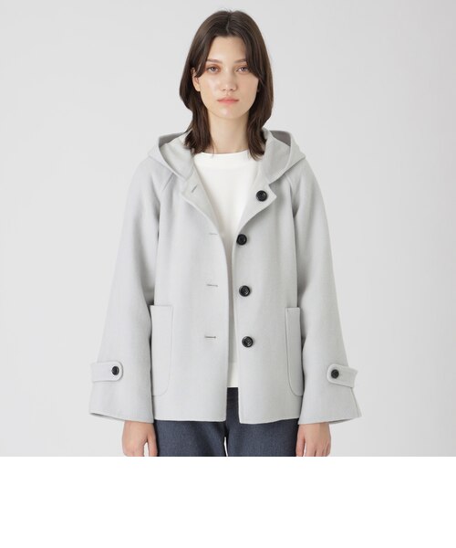 【BLUE LABEL CRESTBRIDGE 】チェックリバーシブルコート 一部店舗限定】クレストブリッジチェックリバーシブルコート｜ブルー