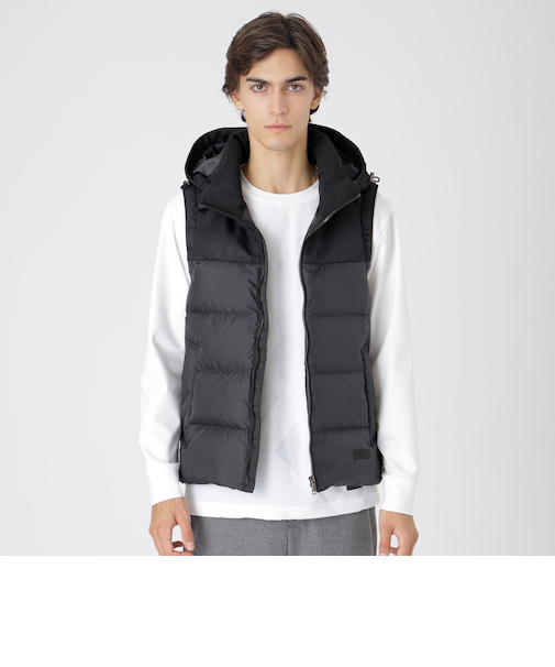 【一部店舗限定】パーシャルチェックダウンベスト