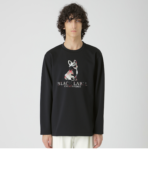 一部店舗限定】ブリティッシュコーギーグラフィックカットソー｜ブルー