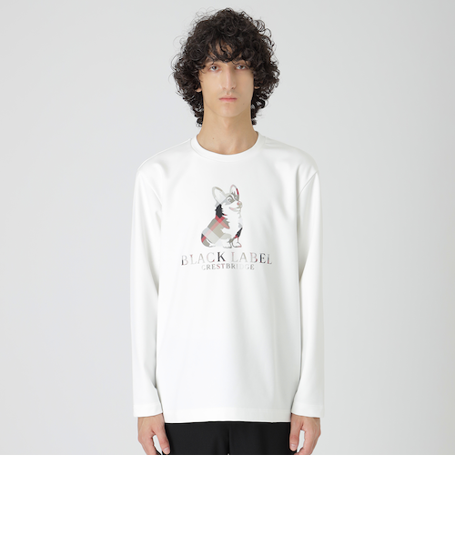 一部店舗限定】ブリティッシュコーギーグラフィックカットソー｜ブルー