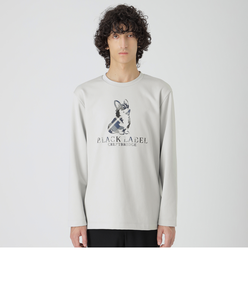 一部店舗限定】ブリティッシュコーギーグラフィックカットソー｜ブルー