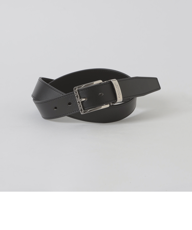 【一部店舗限定】チェックバックルキップレザーベルト