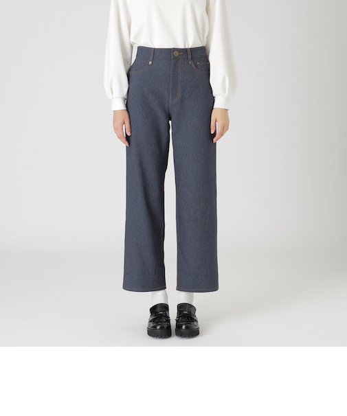 【一部店舗限定】デニムライクボーイフレンドジーンズ