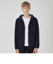 【一部店舗限定】クォーターゲージハニカムパーカー