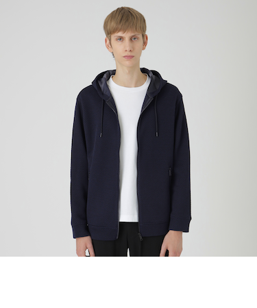 【一部店舗限定】クォーターゲージハニカムパーカー