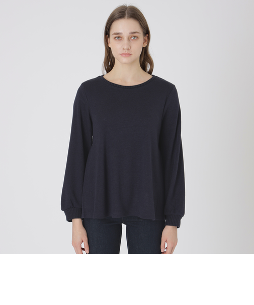 【一部店舗限定】ウールアクリルブレンドスムースカットソー